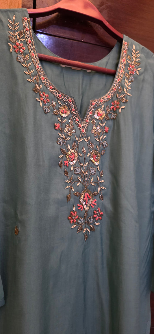 Meherbaan - 3 Piece Straight Suit Set
