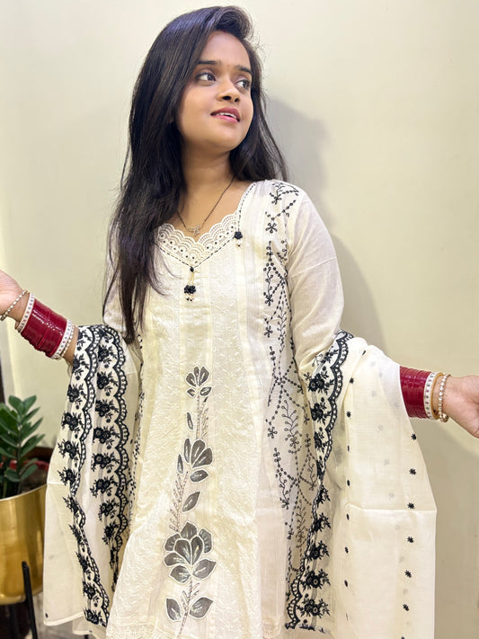 Aayat - Embroidered Frock Style Co-ord Set