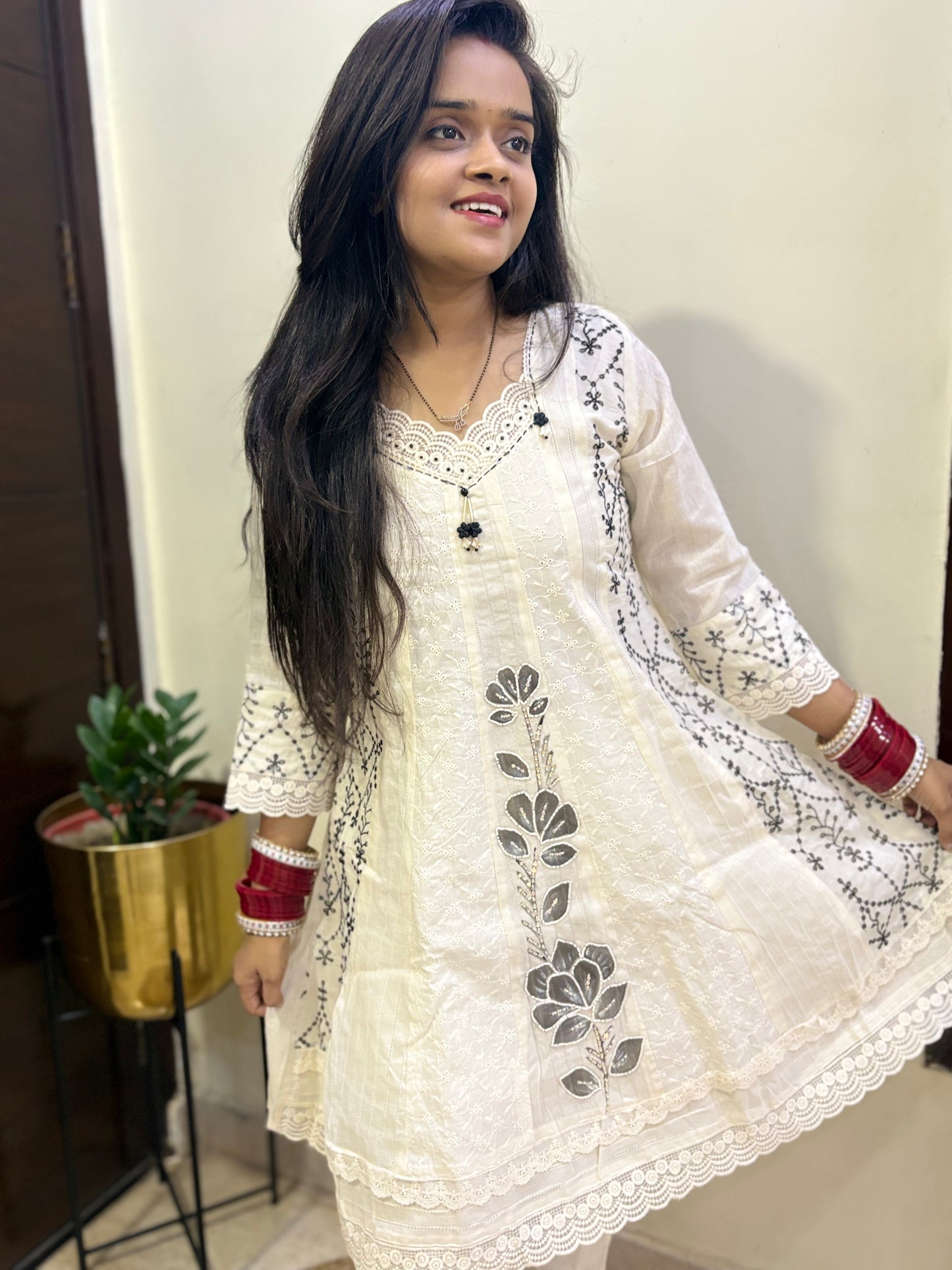 Aayat - Embroidered Frock Style Co-ord Set