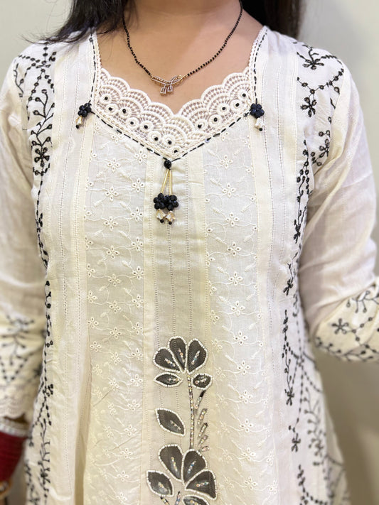 Aayat - Embroidered Frock Style Co-ord Set