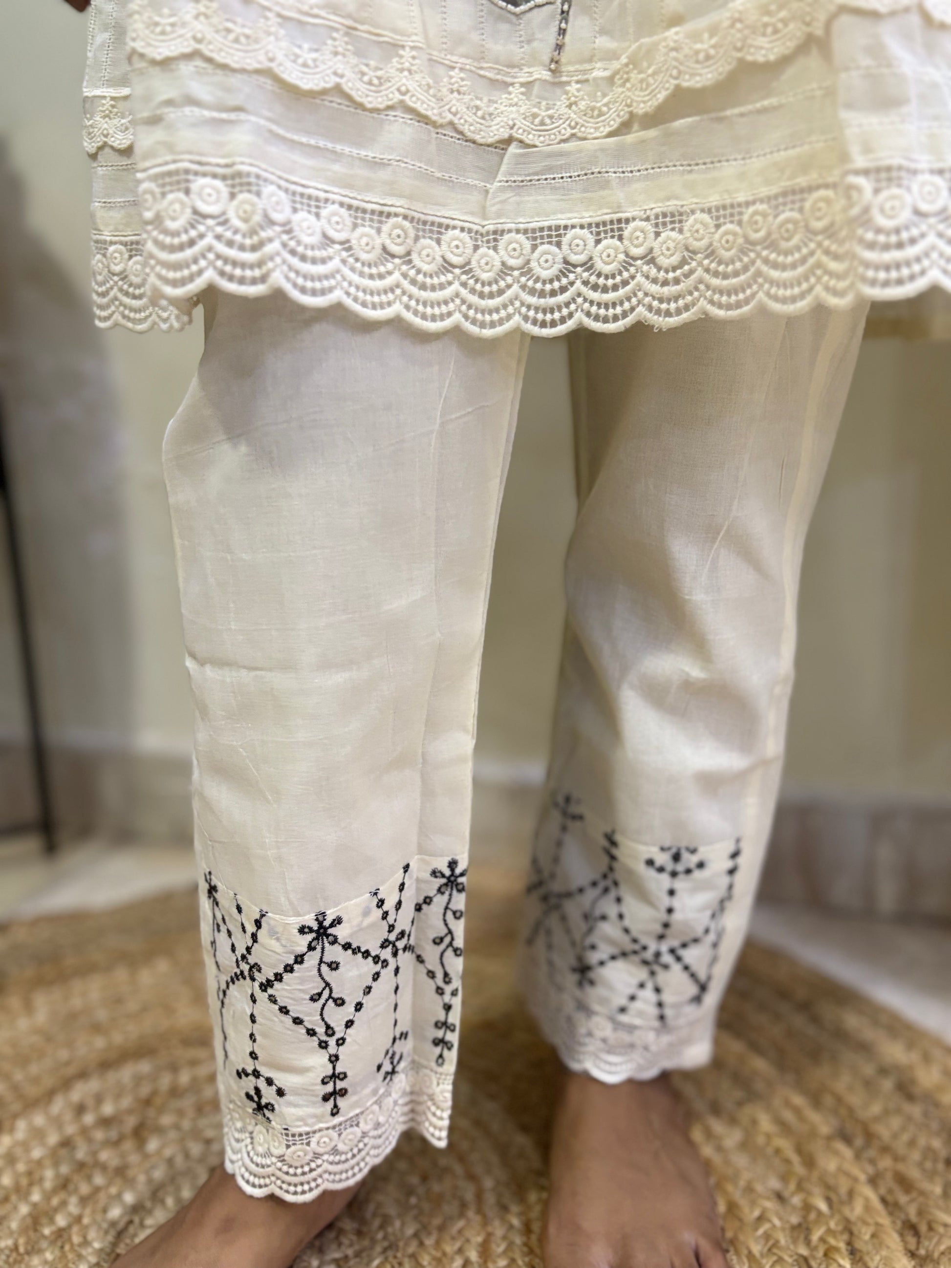 Aayat - Embroidered Frock Style Co-ord Set