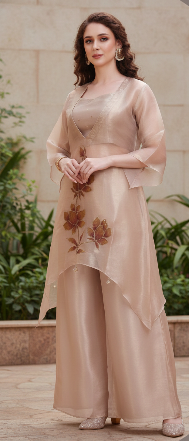 Champagne Bloom Co-Ord Set