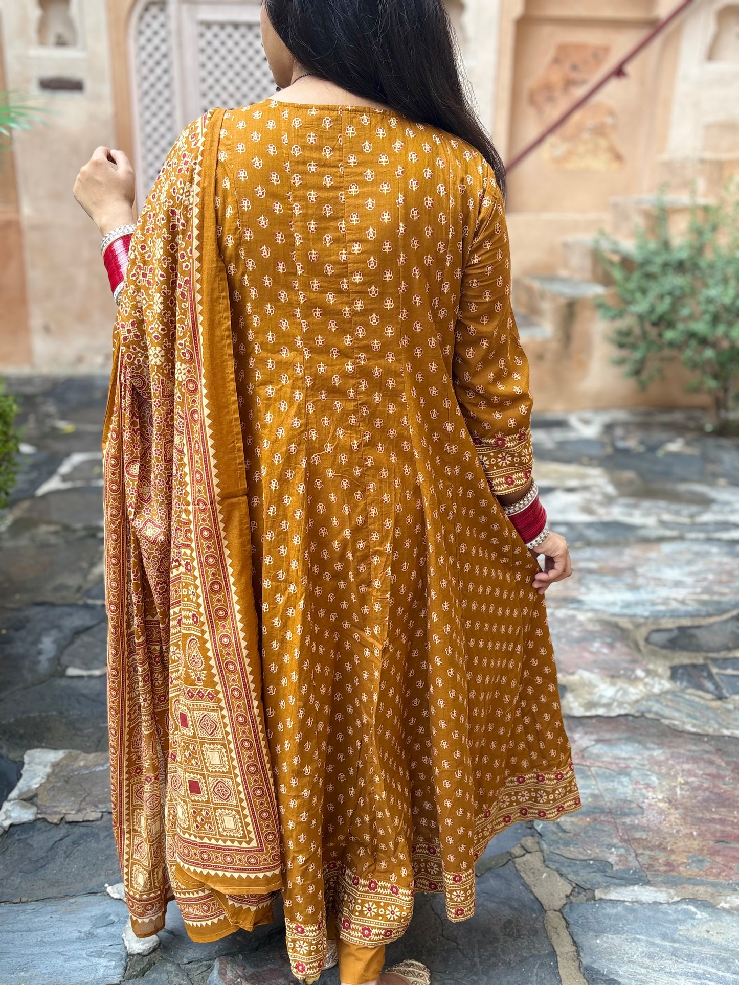 Haldi Bloom – 3 Piece Anarkali Suit Set