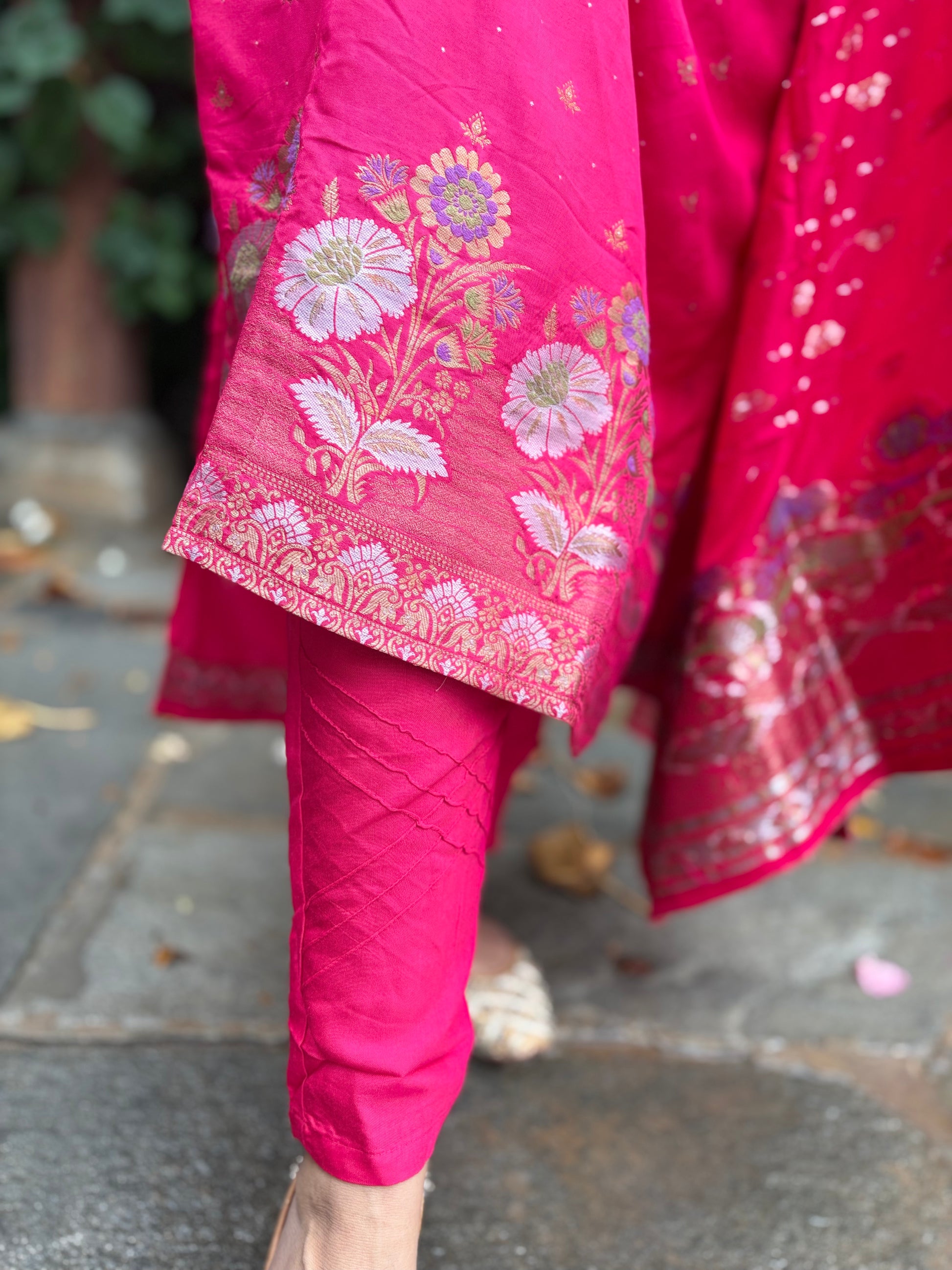 Royal Blush - 3 Piece Straight Suit Set